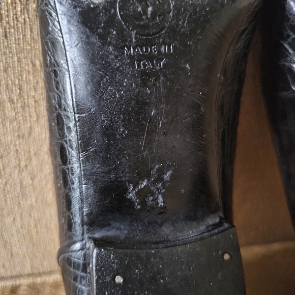 Chanel Vintage Alligator Pumps Size 37 - Picture 11 of 11